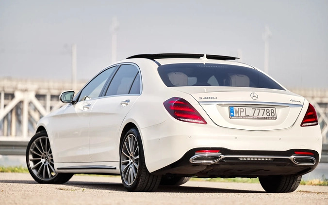 Mercedes-Benz Klasa S cena 299000 przebieg: 150000, rok produkcji 2018 z Płock małe 781